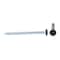 Prime-Line Sheet Metal Screw, Self-Tap Pan Head Phil Dr No. 8 X 2in Zinc Pl Steel Black Head 25PK 9154961 - alternate 2